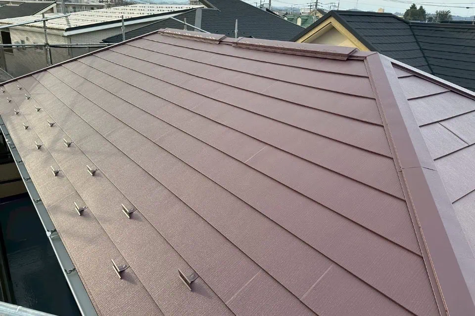 屋根塗装の施工後